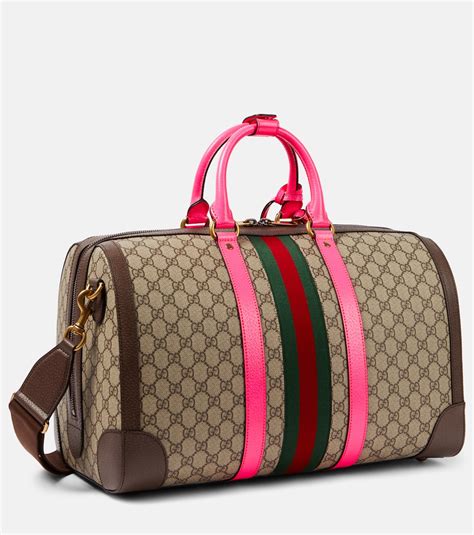 supreme duffle bag red fake|gucci gg supreme duffle bag.